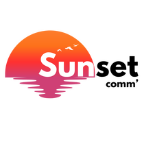 logo sunset comm agence de communication marketing Brignoles